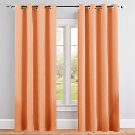 Amazon Com Vangao Room Darkening Curtains 95 Inches Length Window
