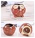 ROSE CREATE 6 Pcs 3 Inches Owl Pots, Little Ceramic Succulent Owl Planters with Drainage Holes - (Big Smile Owls)