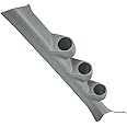 GlowShift Gray Triple Pillar Gauge Pod Compatible with Mitsubishi Lancer Evolution X 2008-2015 - Factory Color Matched - ABS Plastic - Mounts (3) 2-1/16" (52mm) Gauges to Vehicle's A-Pillar