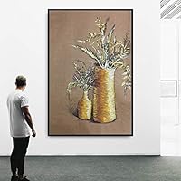 Framed Canvas Wall Art Flowers Canvas Prints Home Artwork Decoration for Living Room,Bedroom - 16x24 inches