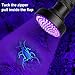 UV Black Light Flashlight,Super Bright 100 LED UV Torch Portable Blacklight Ultraviolet Detector Flashlight for Pet Urine, Home & Hotel Inspection,Scorpions