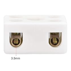 uxcell 2 Way Ceramics Terminal Blocks Porcelain