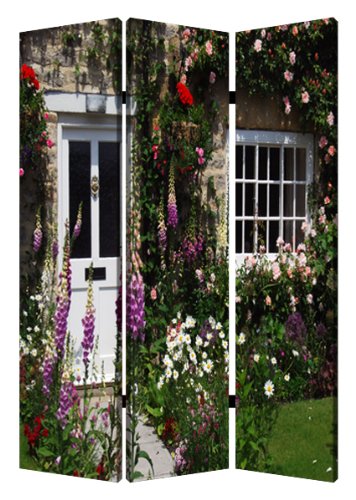 Screen Gems English Garden Room Divider - Thumbnail 2