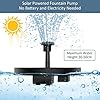 AISITIN-Solar-Fountain-Pump-Solar-Powered-Water-Fountain-with-6-Nozzles-Floating-Solar-Pond-Pump-for-Bird-Bath-Garden-Pond-Pool-and-Fish-Tank AISITIN Solar Fountain Pump, Solar Powered Water Fountain with 6 Nozzles, Floating Solar Pond Pump for Bird Bath, Garden…