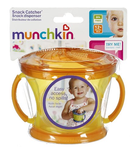 Munchkin Snack Catcher, 9 Ounce, 12+ Months, color may vary