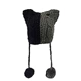 BIBITIME Winter Women's Hat Pussy Cat Ear Beanie