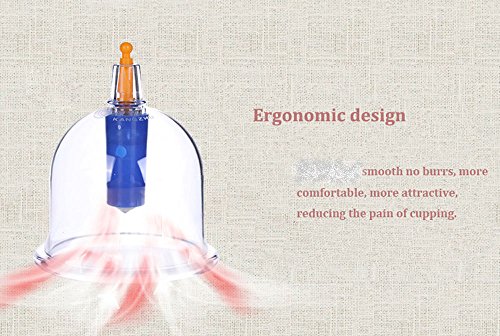 Kangzhu Professional Cupping Therapy Equipment Set with pumping handle 15 Cups & English Manual