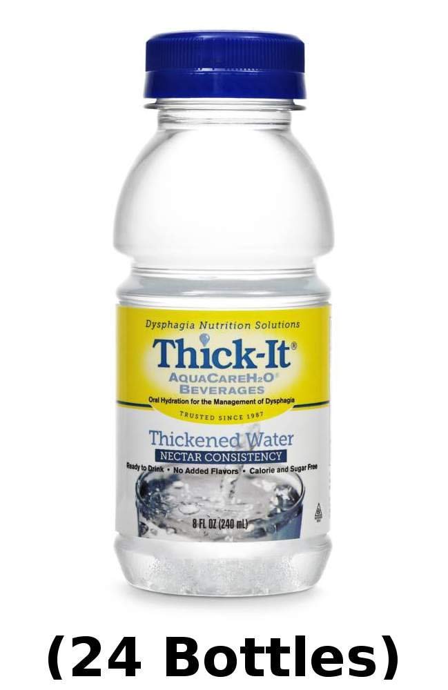 ThickIt AquaCare H2O PreThickened Water, Nectarthick liquid, (1