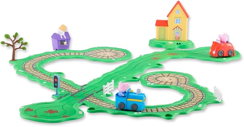 Circuito Peppa Pig Tren y Coche