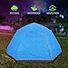 Victostar Instant Pop Up Family Camping Tent,Double Layer Waterproof 3 Season for Picnic Fishing Hiking Traveling (Blue, 4-Person)