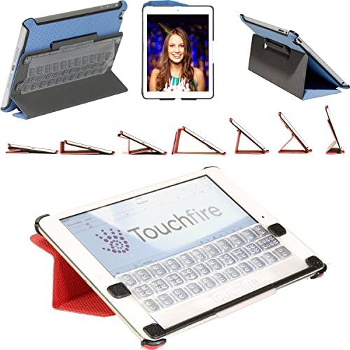 Touchfire Ultra-Protective Case, 3-D Keyboard, Sound Booster & Magnetic Mount for iPad Mini - Red