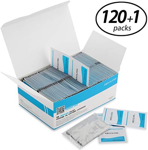 Lens Cleaning Wipes by MOSSLIAN. 120pcs Pre-Moistened A~lcohol Screen Wipes Perfect for Camera,Eyeglass,Laptop,Computer and Electronic-Streak Free-Gentle/Safe Cleaning Towelettes