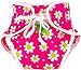 Kushies Swim Diaper, Fuchsia Daisy Print, Large