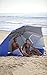 Sport-Brella Portable All-Weather and Sun Umbrella. 8-Foot Canopy. Blue.