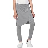 CharmWM Girls High Elastic Waist Skirts Pants Kids Cute Active Golf Tennis Skorts Leggings