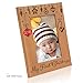 KATE POSH - 2023 Inlaid Ornament - My First (1st) Christmas Engraved Natural Wood Picture Frame. Baby's First Christmas, First Visit to Santa, Grandparents Gifts, Nursery Decor (4x6 Vertical)