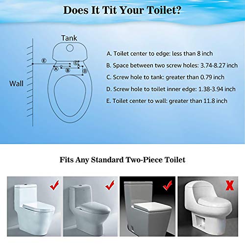Accenter Bidet Toilet Attachment NonElectric Selfcleaning Dual Nozzle