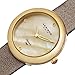 Akribos XXIV Women's MOP Watch - Impeccable Swiss Quartz Movement - 4 Diamond Hour Markers - Mother-of-Pearl Dial on Satin Strap Watch - AK687