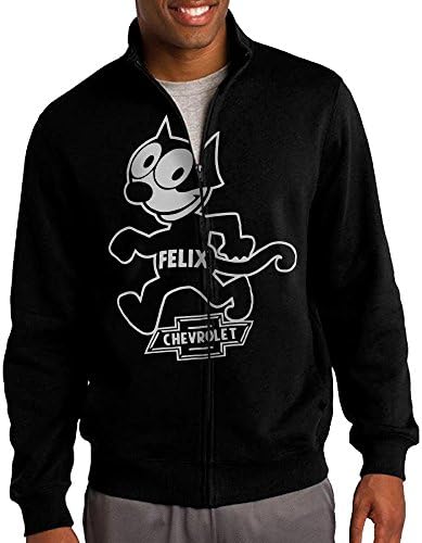 Felix The Cat Chevrolet Oversized Mens Zipper Jacket Hoodie
