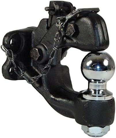 Bolt-on Combination Pintle Hook with 2-5/16" Ball Dual-Latch 16,000lbs Rating
