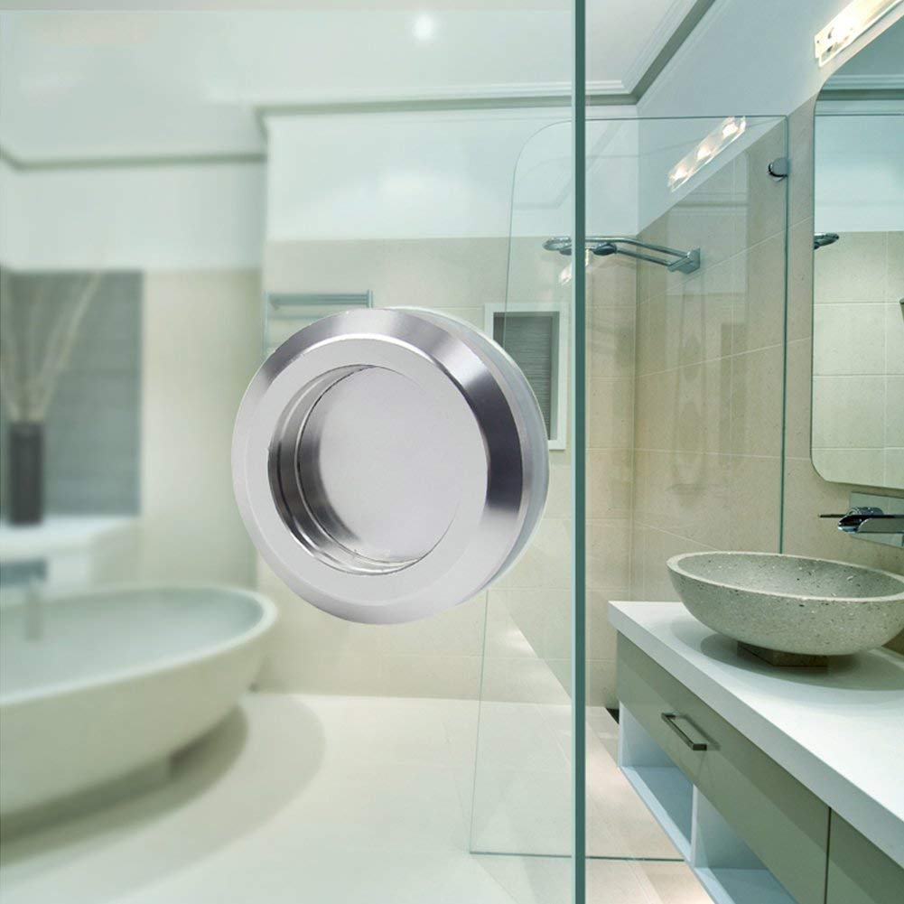 Stainless Steel Sliding Shower Door Handle Bathroom Glass Door Pull Knob Shower Doors