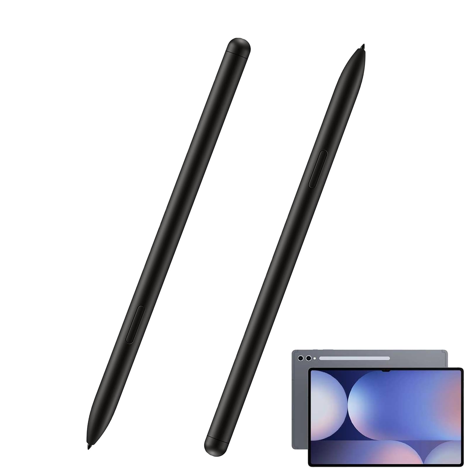 Photo 1 of 2 Pcs Galaxy Tab S10+/S10 Ultra S Pen Replacement Compatible with Samsung Galaxy Tab S10+/S10 Ultra Stylus Pen, Galaxy Tab S10+ S Pen for Samsung Galaxy Tab S10+ S Pen withoutBluetooth(Black)