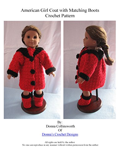 Winter Coat & Boots for American Girl Dolls Crochet Pattern