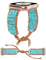 W-RARA Boho Stone Bracelet Compatible with Fitbit