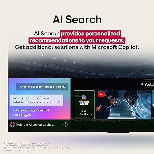 LG 75-Inch Class QNED AI 4K QNED82A Series Smart TV w/AI Sound, HDR10, 4K Super Upscaling, Filmmaker Mode, Wow Orchestra, Alexa Built-in (75QNED82AUA, 2025)