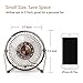 OPOLAR Desk Fan, Ultra Quite Metal Fan with Enhanced Airflow, 360° Rotating Free Adjustment Personal Cooling Office Desktop Small Fan, USB Powered Mini Fan - 6 Inch Blades, One Setting