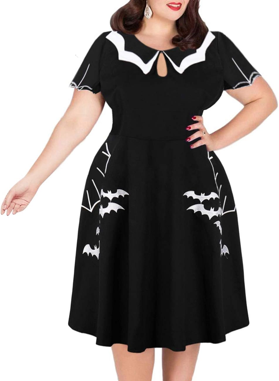 plus size halloween swing dress