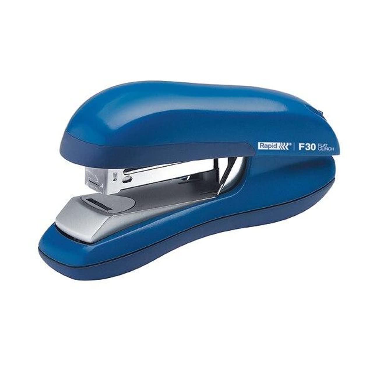 Rapid F30 Fashion Half Strip Stapler, 30 Sheet Capacity, Flat Clinch Stapling, Ergonomic Design, Light Blue, 5000354