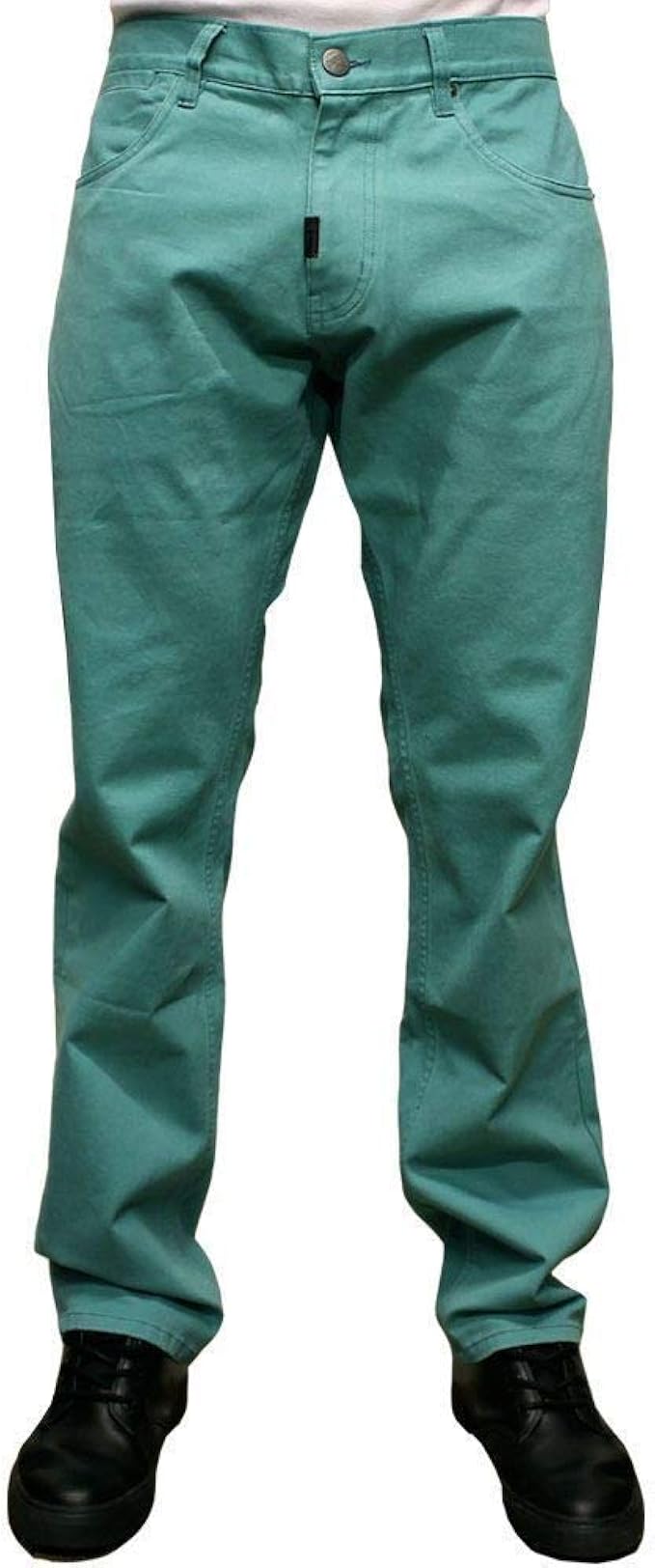 light teal pants