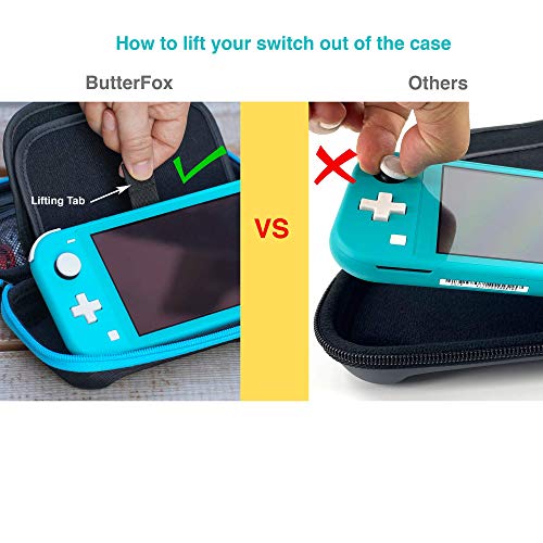 ButterFox Large Carrying Case for Nintendo Switch Lite, Fits Charger