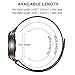Fullmosa Compatible Gear S3 Bands, 22mm Watch Band Quick Release Compatible Samsung Galaxy 46mm/Gear S3 Frontier/Classic,Huawei Watch 2 Classic/GT Watch Band, Black