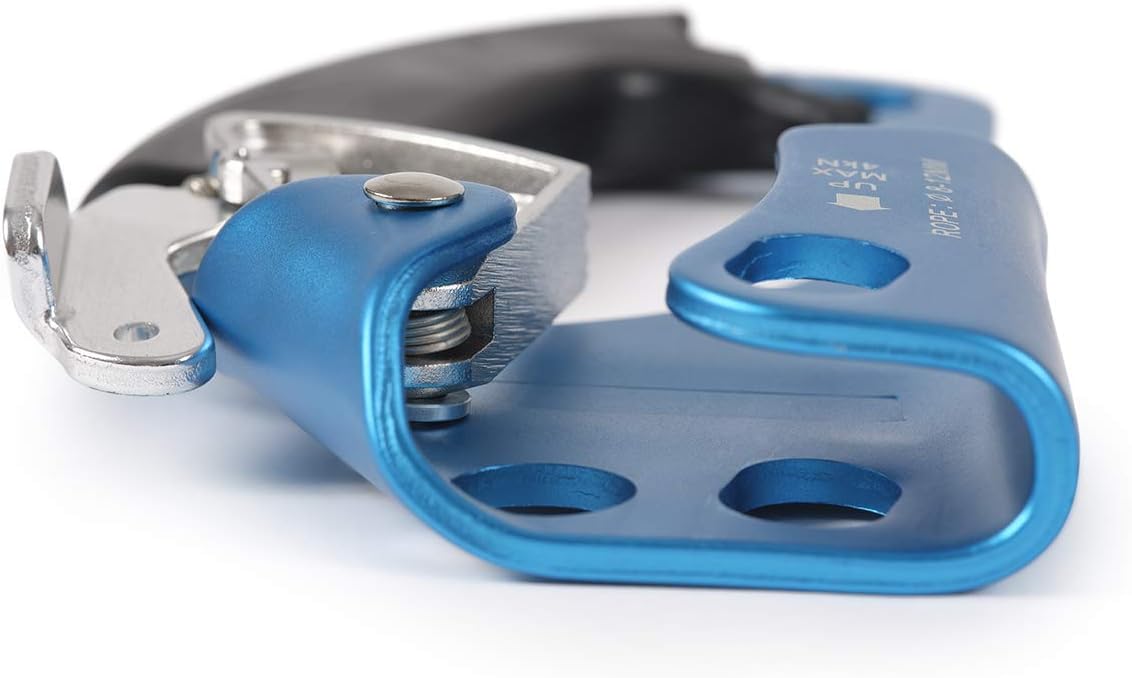 EPIC PEAK Right Hand Ascender - Strong Climbing Equipment with Ergonomic Rubber Handle and Steel Cam - Best Used with 8-12mm Rope - Sport Climber, Arborist, and Mountaineering Safety Tool with Decal : Sports & Outdoors