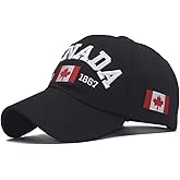 Canada Dad Hat Maple Leaf Flag Cap Embroidered Unisex