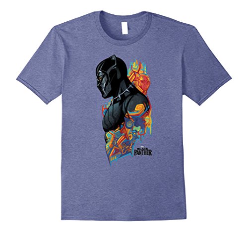 Mens marvel black panther movie colorful pattern profil…