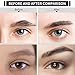 Flawlessly Brows Hair Remover, POPVCLY Eyebrow Trimmer Eyebrow Hair Remover Women's Brows Eyebrow Hair Trimmer Painless Hair Remover