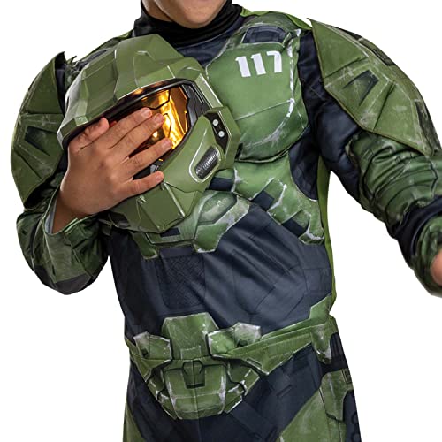 Master Chief Costume For Kids, Official Halo Costume Jumpsuit And