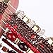 Bohemian Crystal Gem Colorful Stretch Bead Multilayer Bracelet Stack of 6 for Women