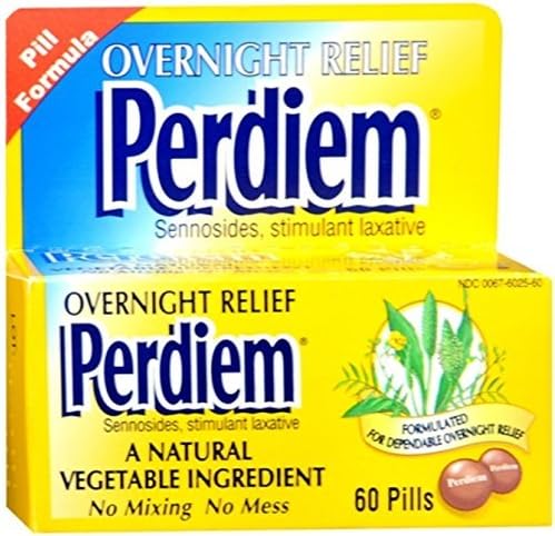 Perdiem Pills Overnight Relief 60 Each by Perdiem