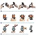 TaoTronics Car Phone Mount Holder, Windshield Dashboard Universal Car Mobile Phone Cradle for iOS Android Smartphone and More (Orange)