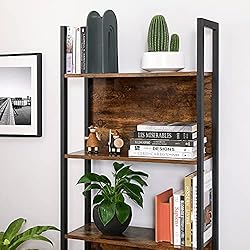 VASAGLE ALINRU Storage Shelf, Bookshelf with 5