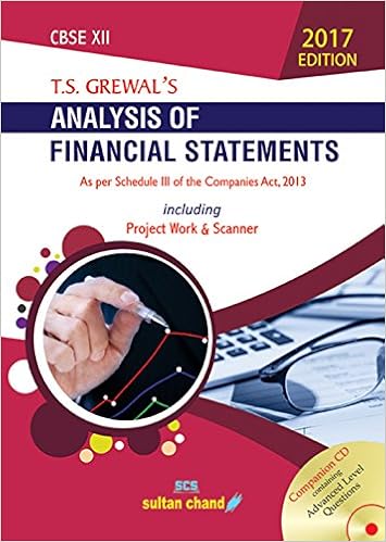 T.S. Grewal's Analysis of Financial Statements - CBSE XII: Including Work & Scanner