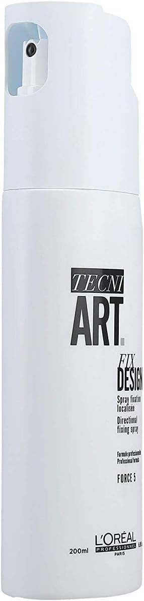 L'Oréal Professionnel Tecni.ART Fix Design Strong Hold Hair Spray, Natural Looking Shiny Finish, No Residue, 200ml - Image 3