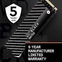 WD_BLACK 1TB SN750 NVMe Internal Gaming SSD Solid