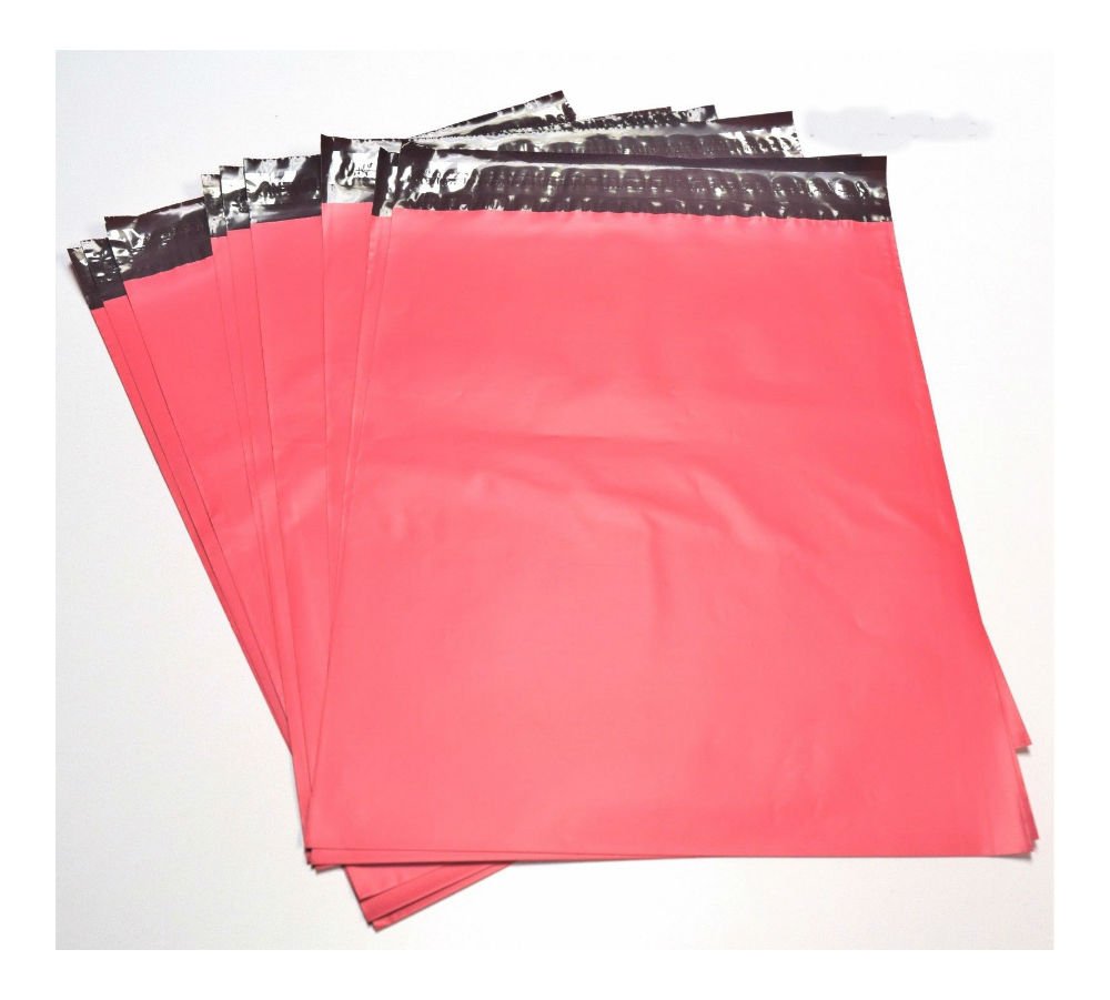 25 PINK COLOR POLY SHIPPING BAGS 9 x 12 PLASTIC MAILER