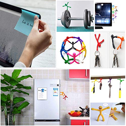 Refrigerator 8 Pcs Mini Man Flexible Fridge Cute