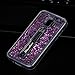 J4 2018 Case Creative Flowing Liquid Glitter Quicksand Scalable Ring Buckle Shock Absorbing with Kickstand Feature Soft Bumper Protective Cover for Samsung Galaxy J4 (2018) J400. Y Liquid Purple